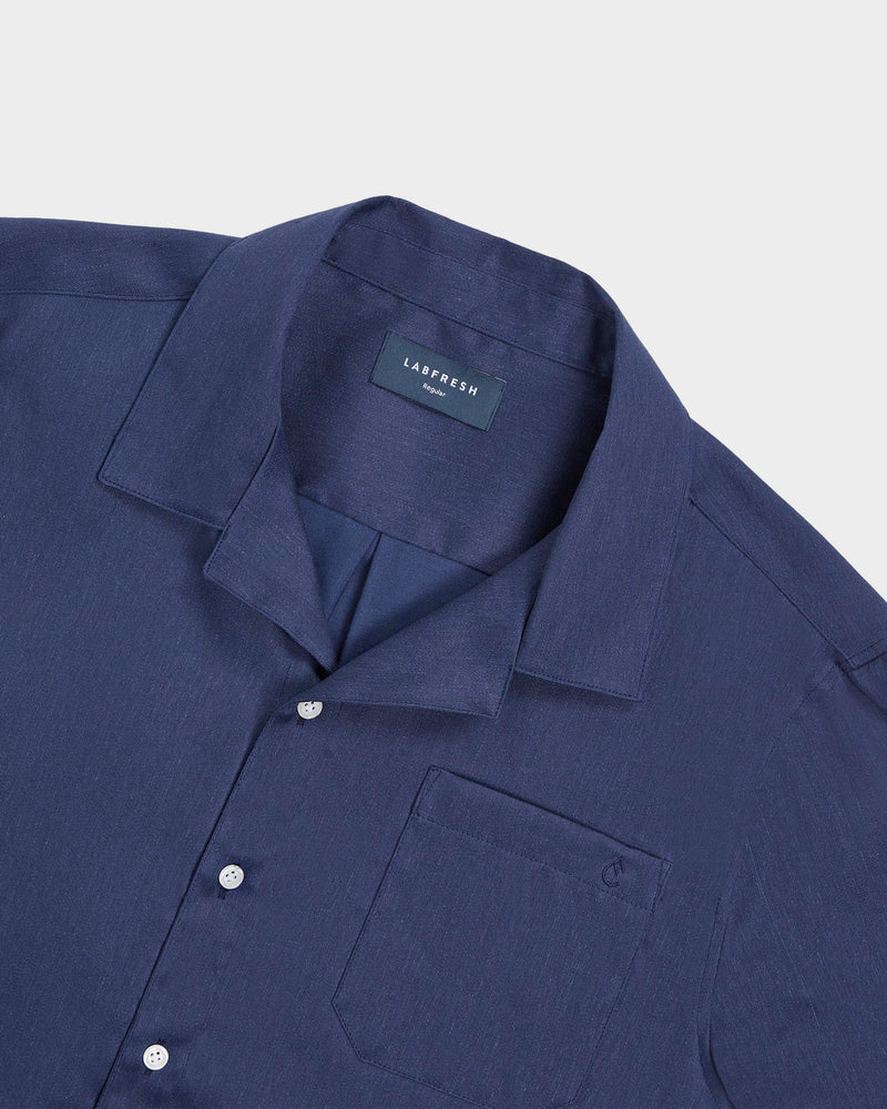 Linen shirt navy