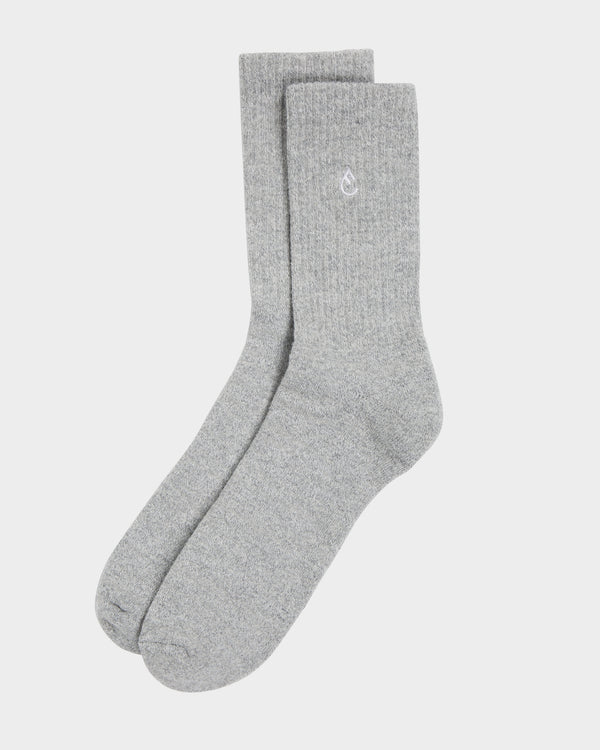 2-pack antibacterial Heatcore socks grey